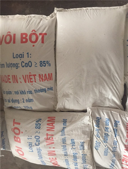 Vôi Bột 85% - CAO biên hòa , đồng nai