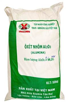 Aluminium oxide Al2O3 98.5%,Biên Hòa Đồng nai